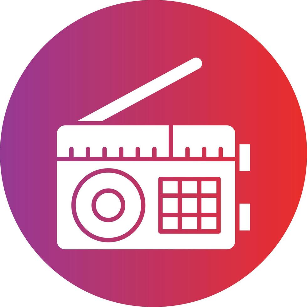 Vector Design Radio Icon Style