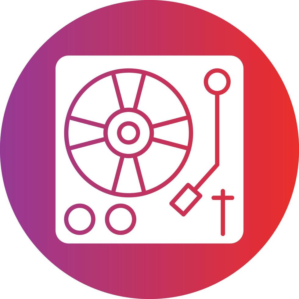 Vector Design Turn Table Icon Style