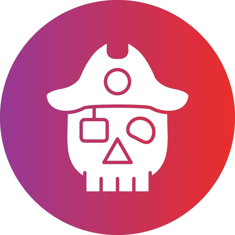 vector diseño pirata icono estilo