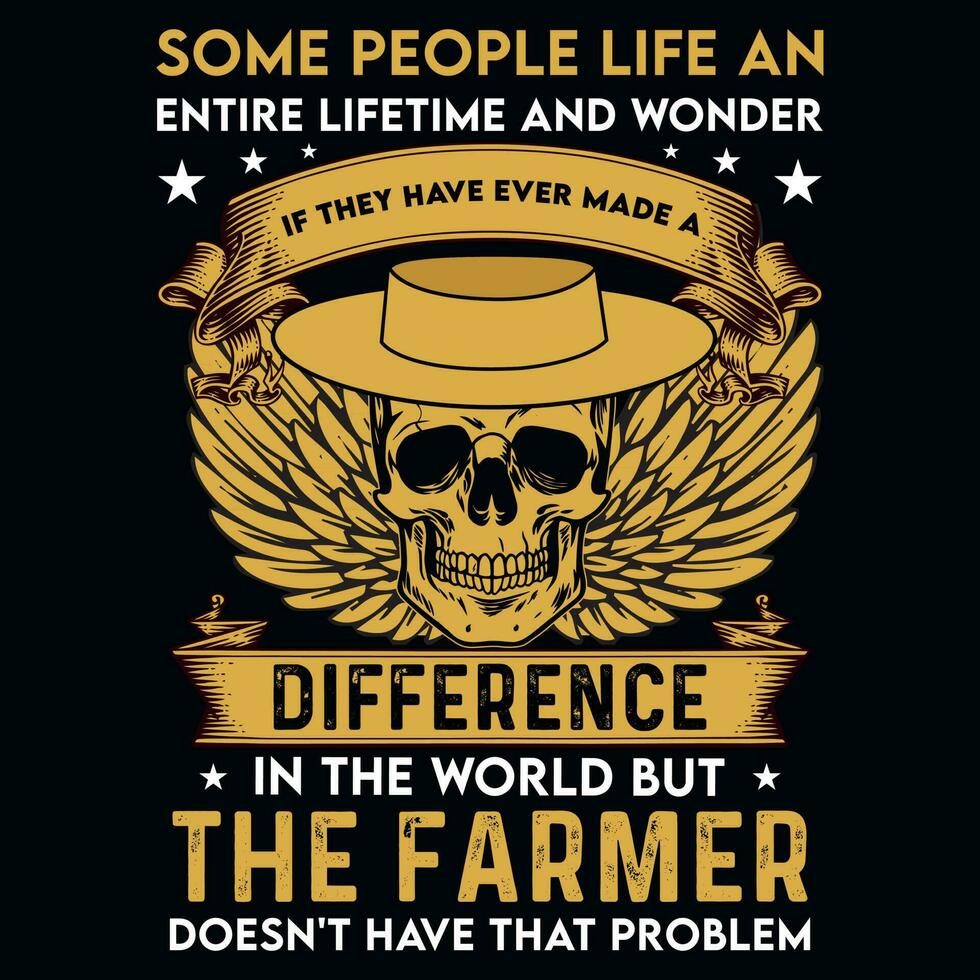 Farmers tshirt design vector