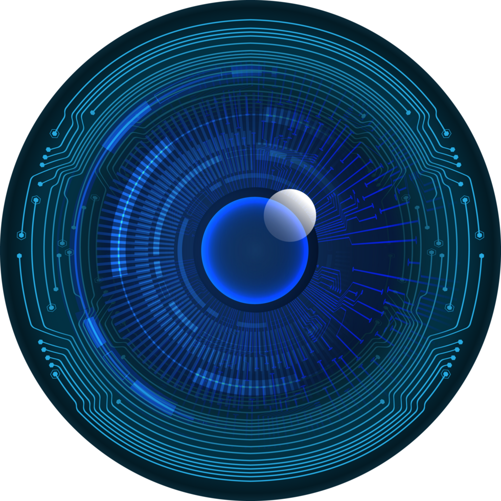 Modern Technology Eye Crop-out png