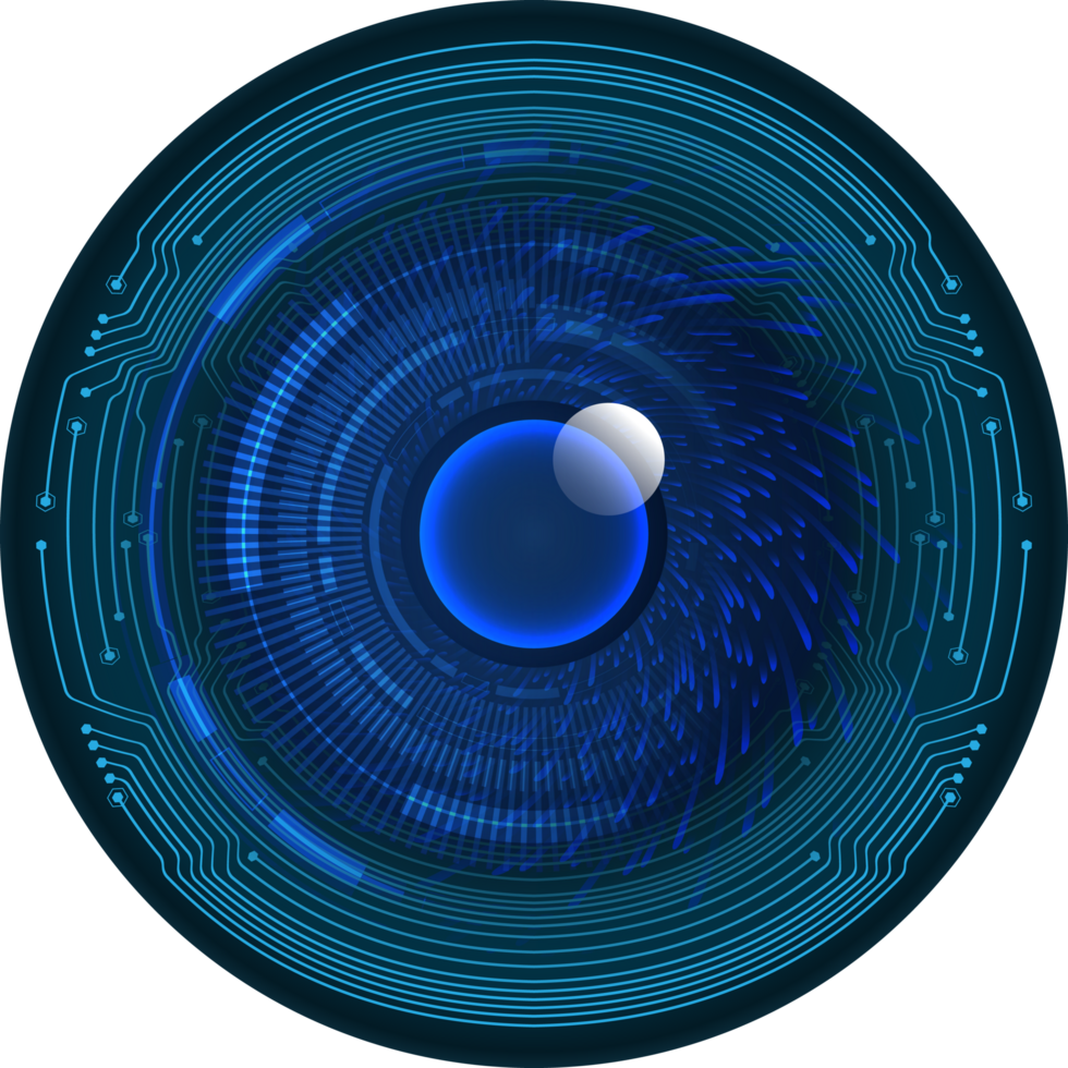 Modern Technology Eye Crop-out png