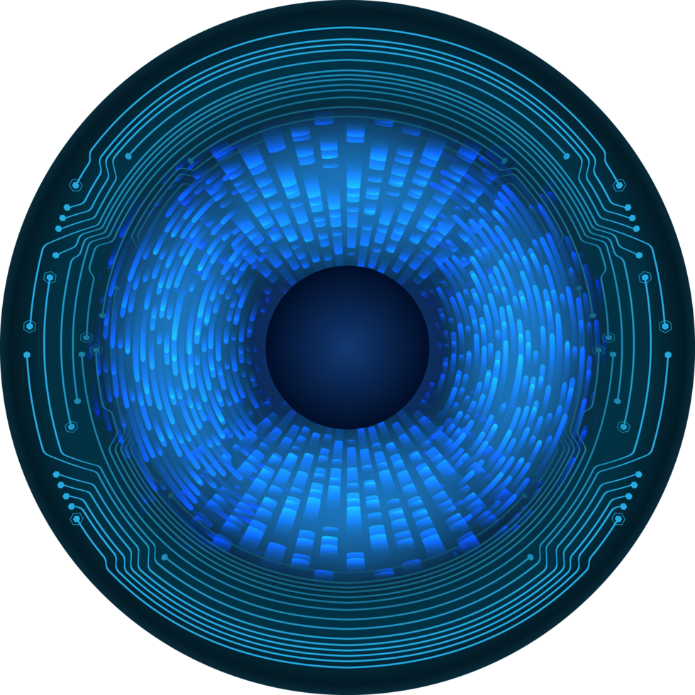 Modern Technology Eye Crop-out png