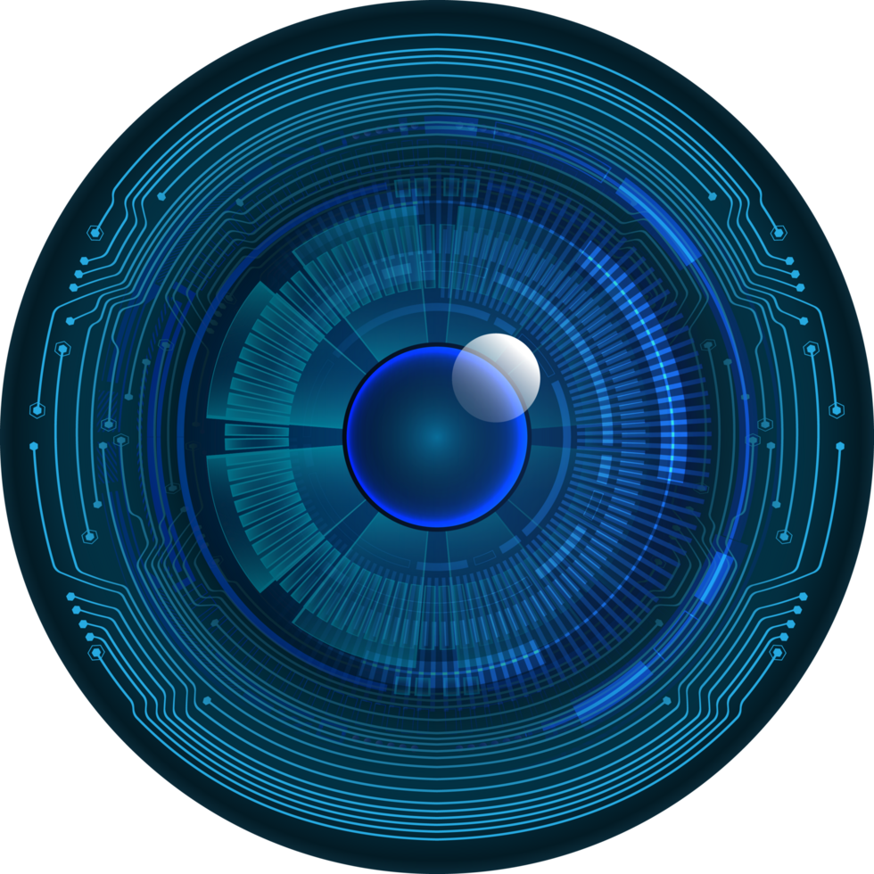 Modern Technology Eye Crop-out png