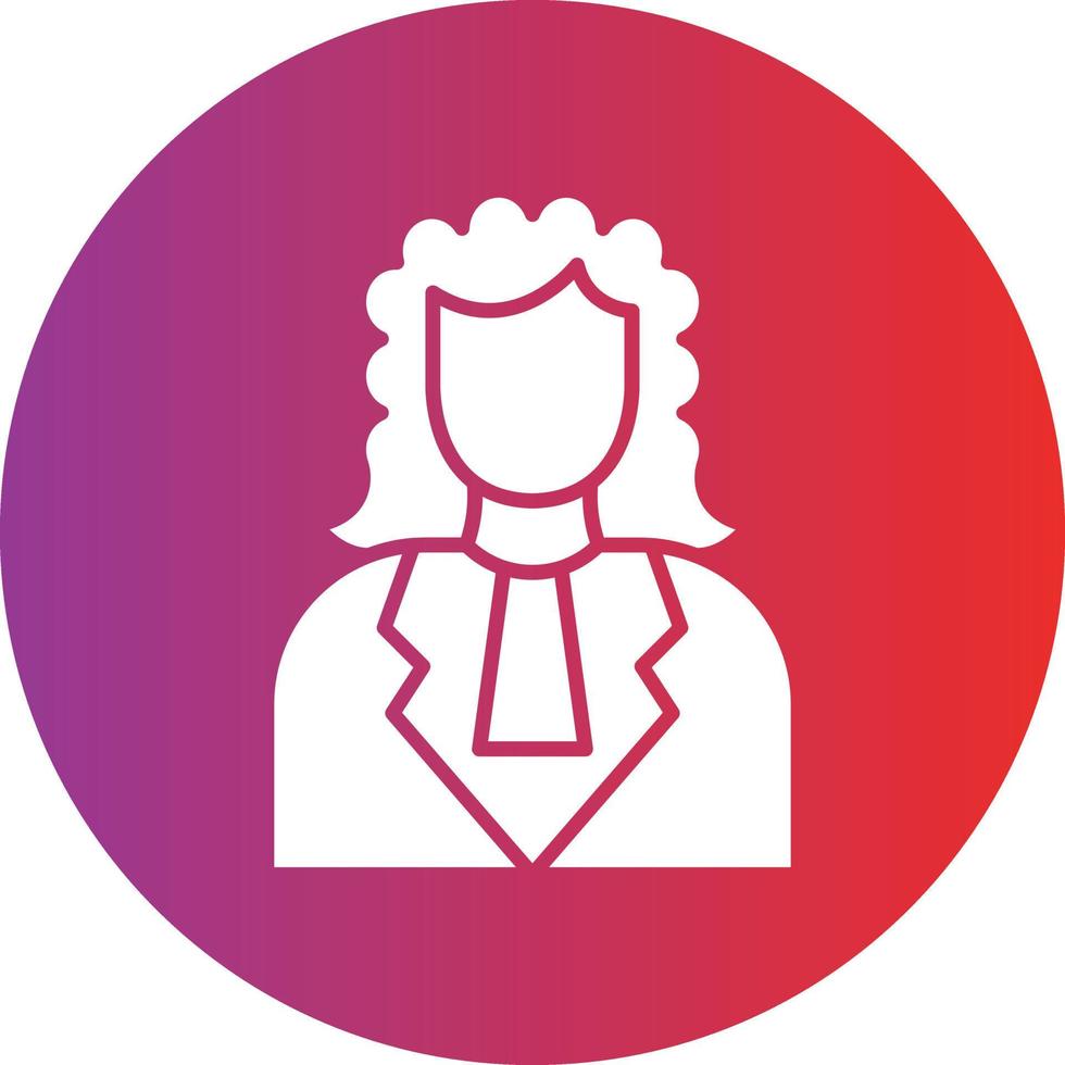 Vector Design Judge Icon Style