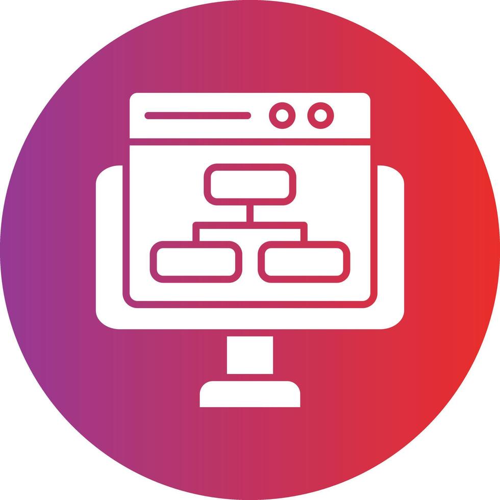 Vector Design Website Structure Icon Style