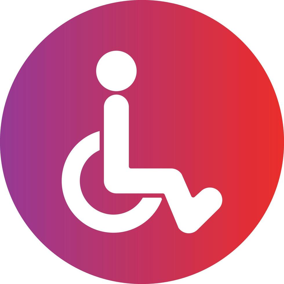 Vector Design Disabled Sign Icon Style