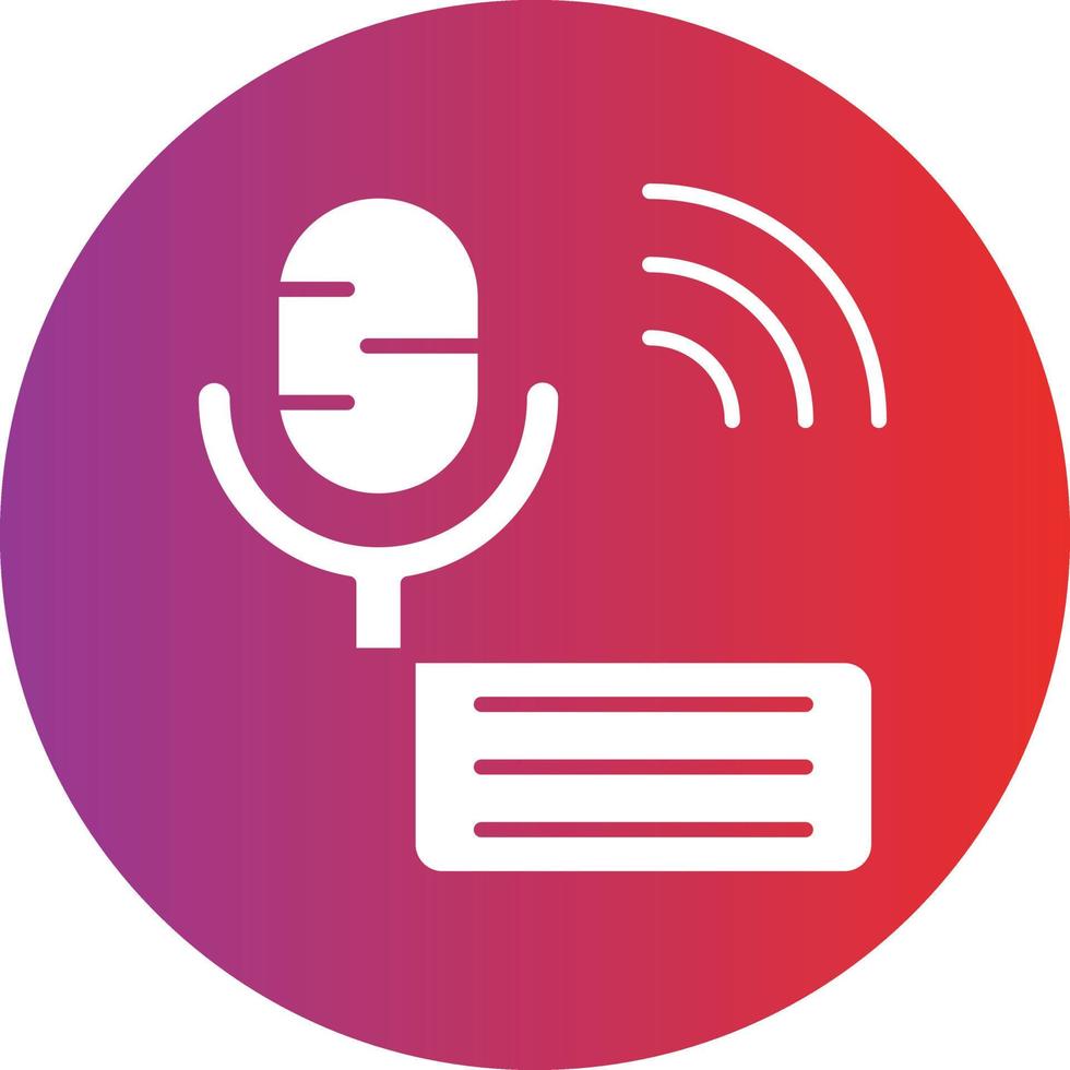 Vector Design Podcast Icon Style