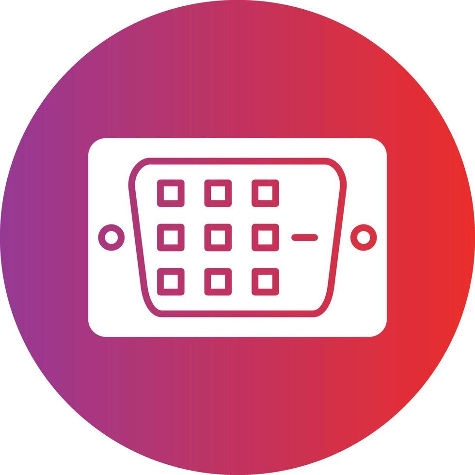 Vector Design DVI Icon Style