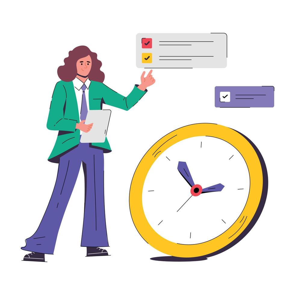 Trendy Task Time vector