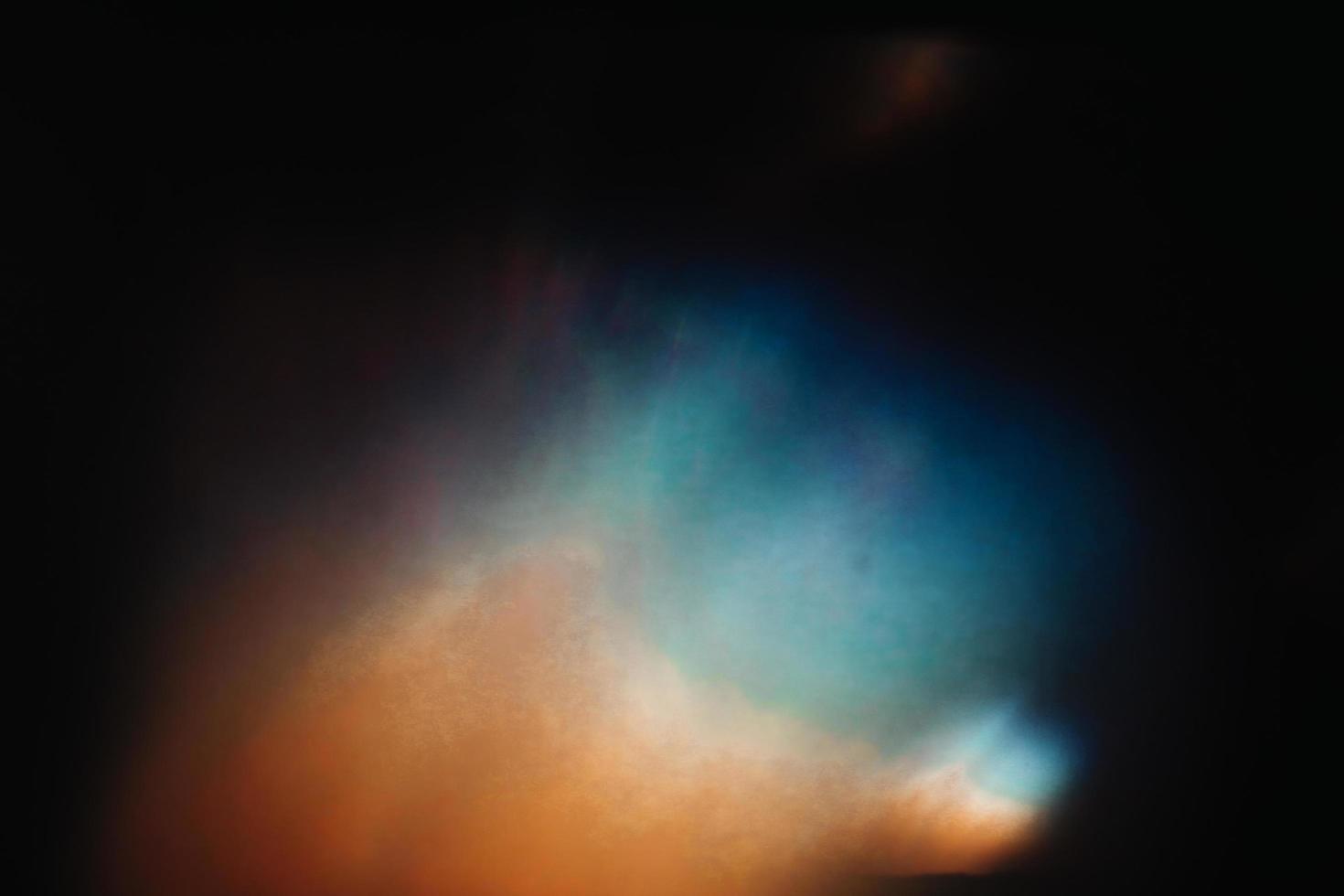 Overlay light effect for photo and mockups. Colored Film Burn Light Photo Overlay, Using Screen Mode, Abstract Background, Rainbow Lens Leaks Prism Colors, Trend Design, Creative Defocused Effect