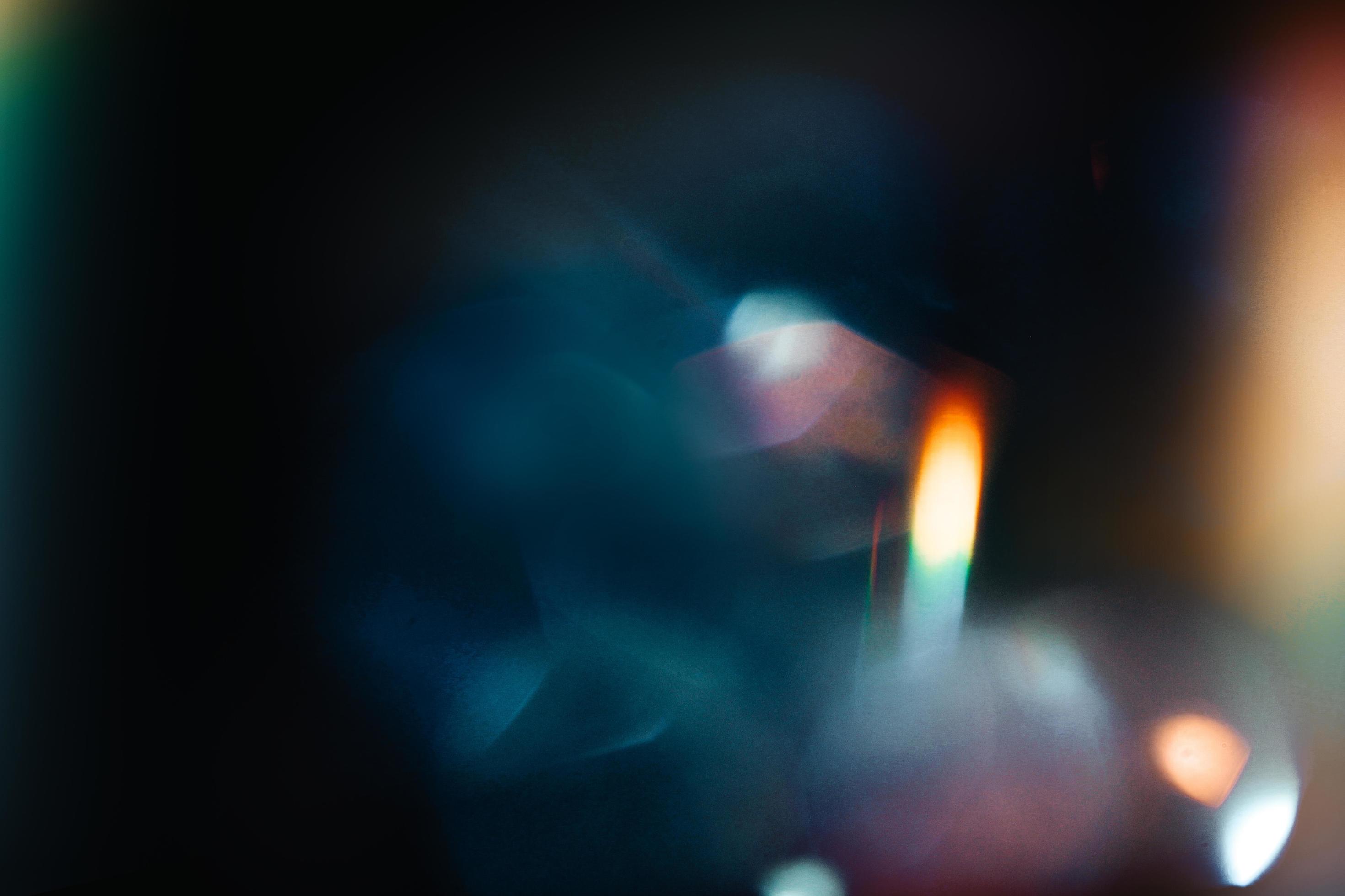 Overlay light effect for photo and mockups. Colored Film Burn Light