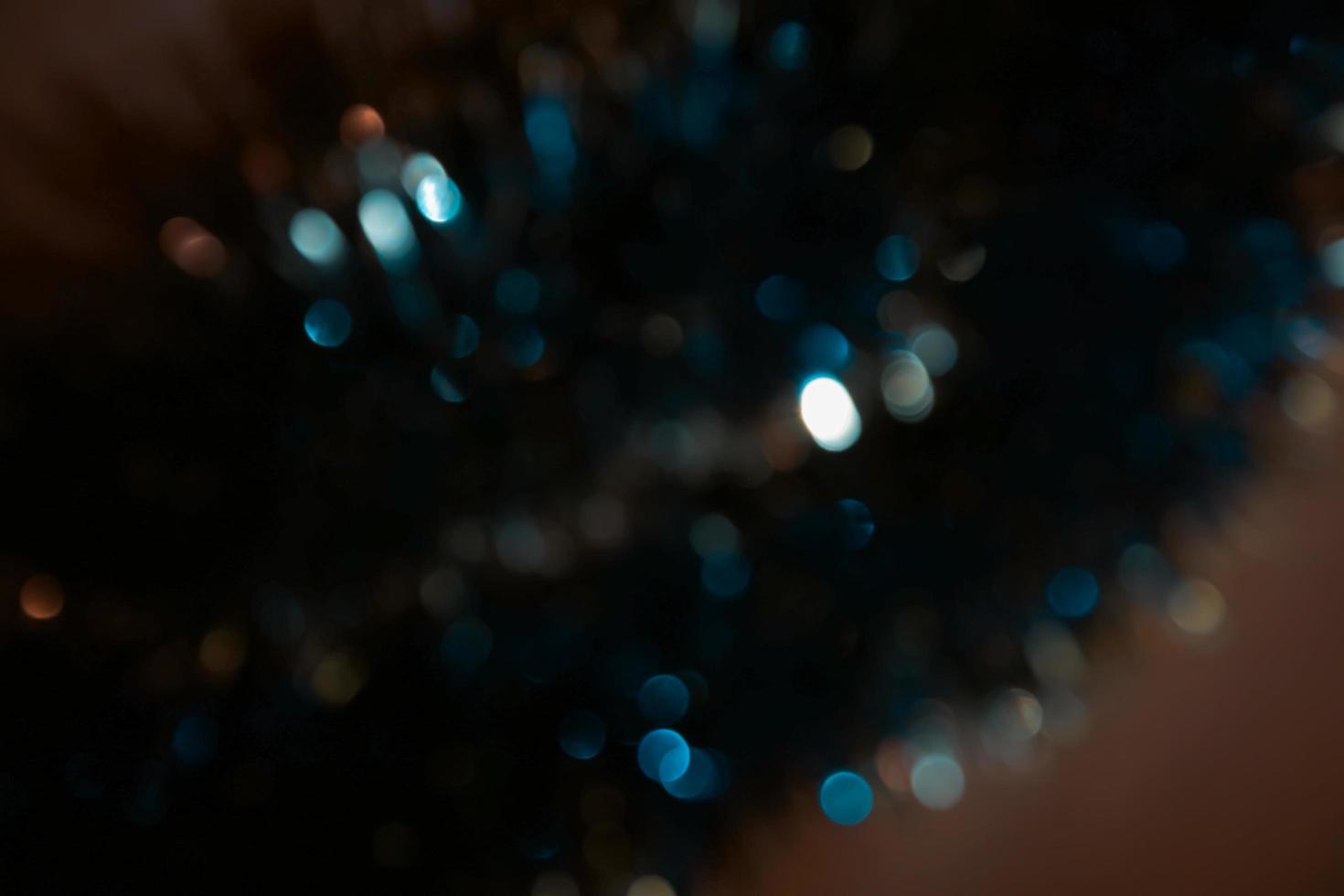 Rainbow Bokeh Prism Rainbow Light Flares Overlay on Black Background photo