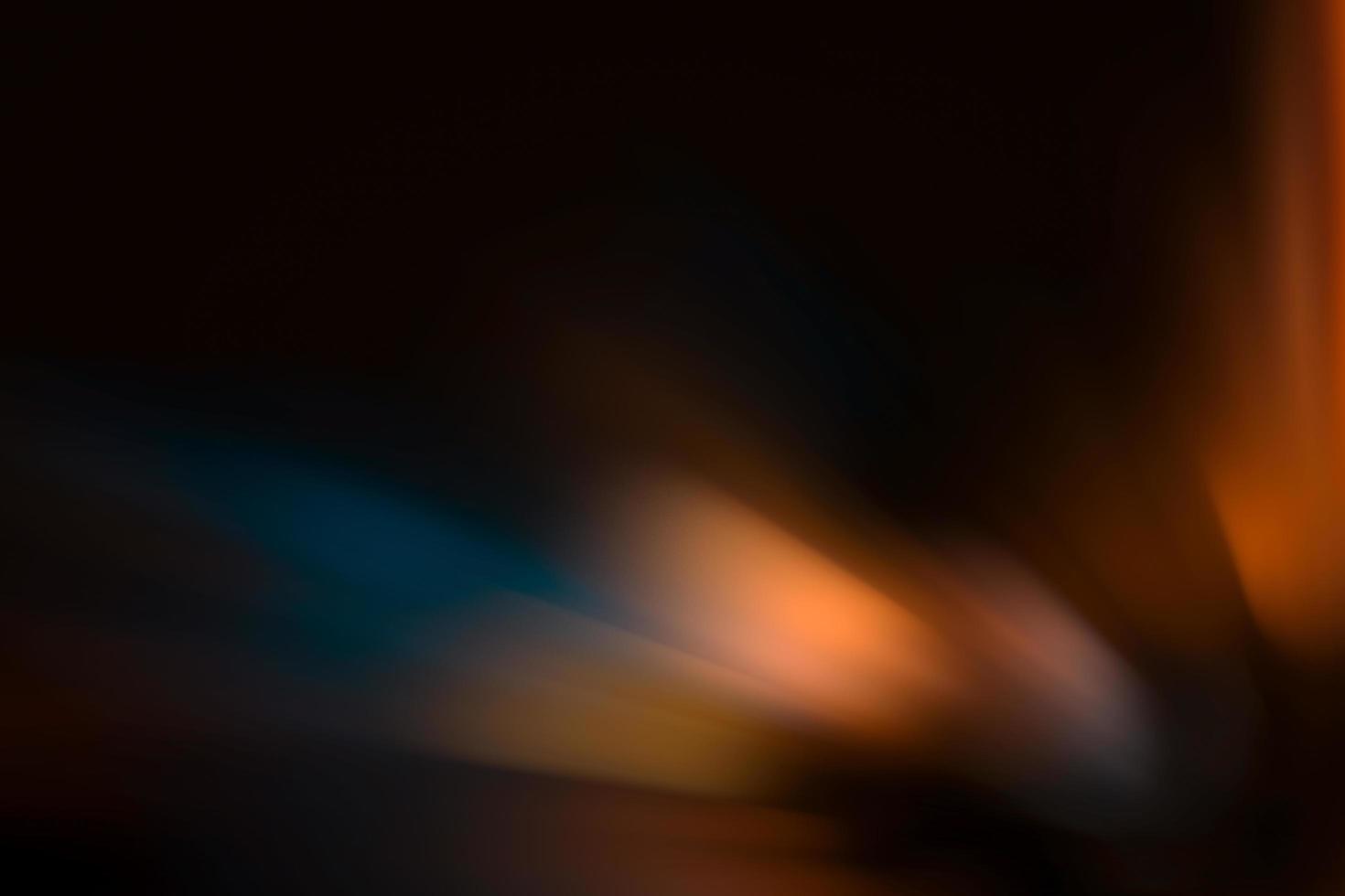 Rainbow Bokeh Prism Rainbow Light Flares Overlay on Black Background photo