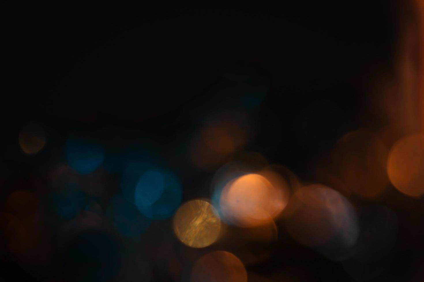 Rainbow Bokeh Prism Rainbow Light Flares Overlay on Black Background photo