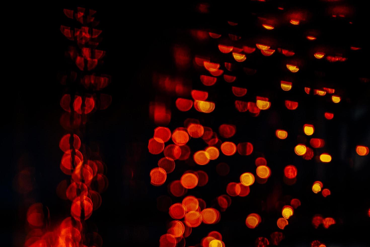 abstract bokeh background of golden light burst made from bokeh motion. photo