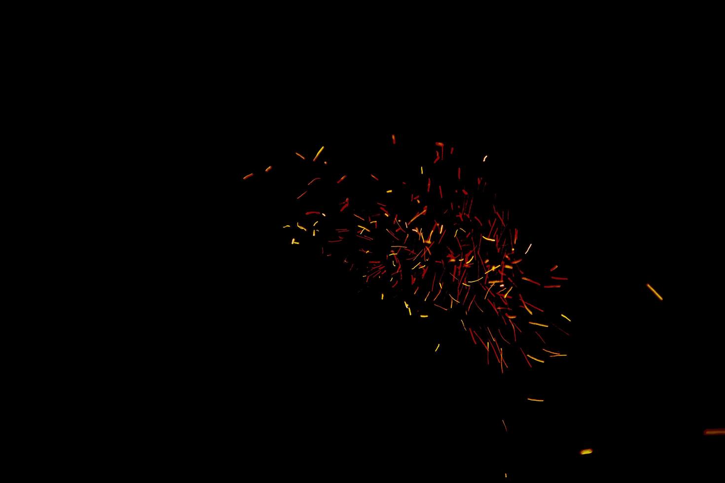background of abstract glitter lights. gold and black. de focused photo
