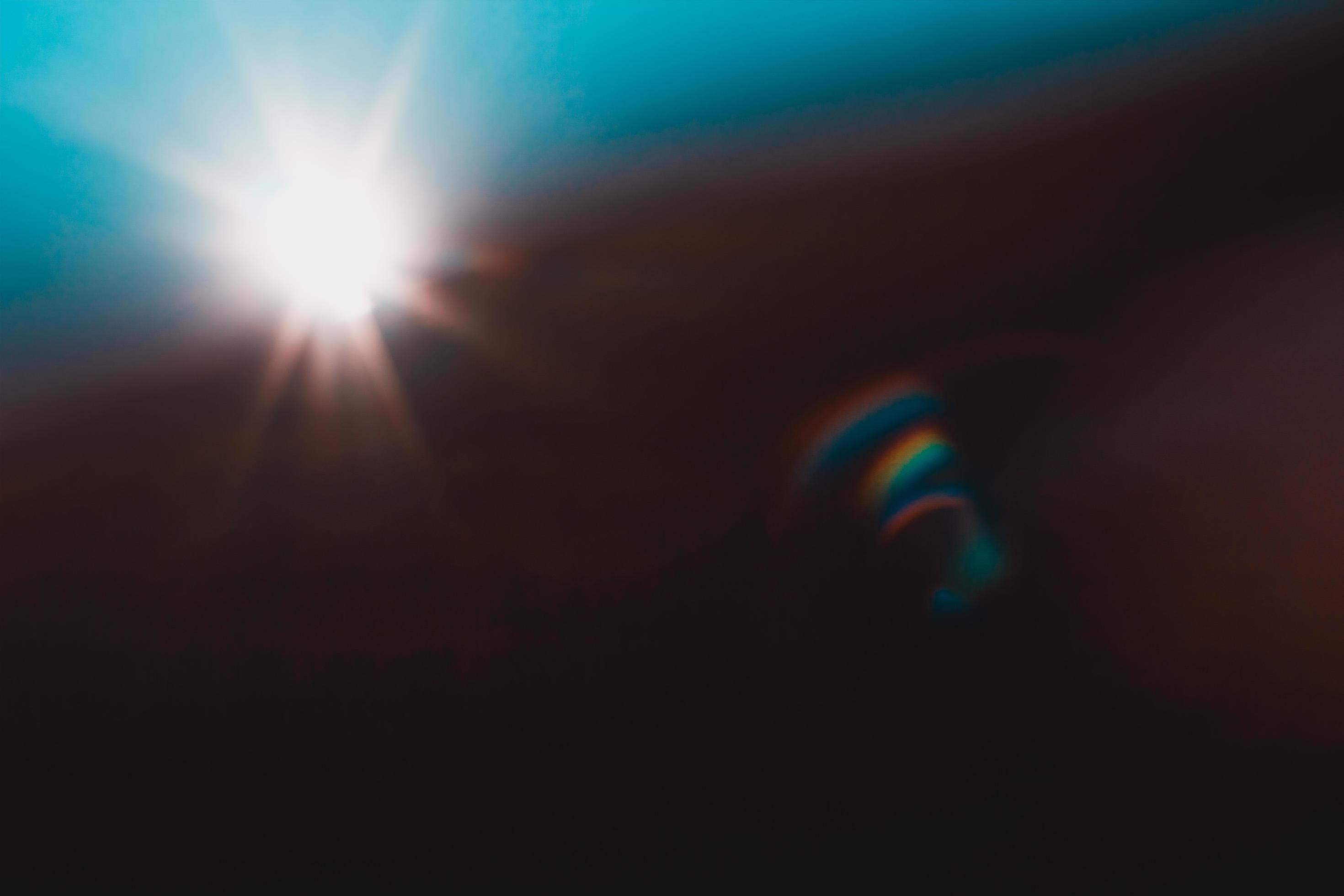 Rainbow Lens Optical Flare Film Dust Overlay Effect Vintage Abstract