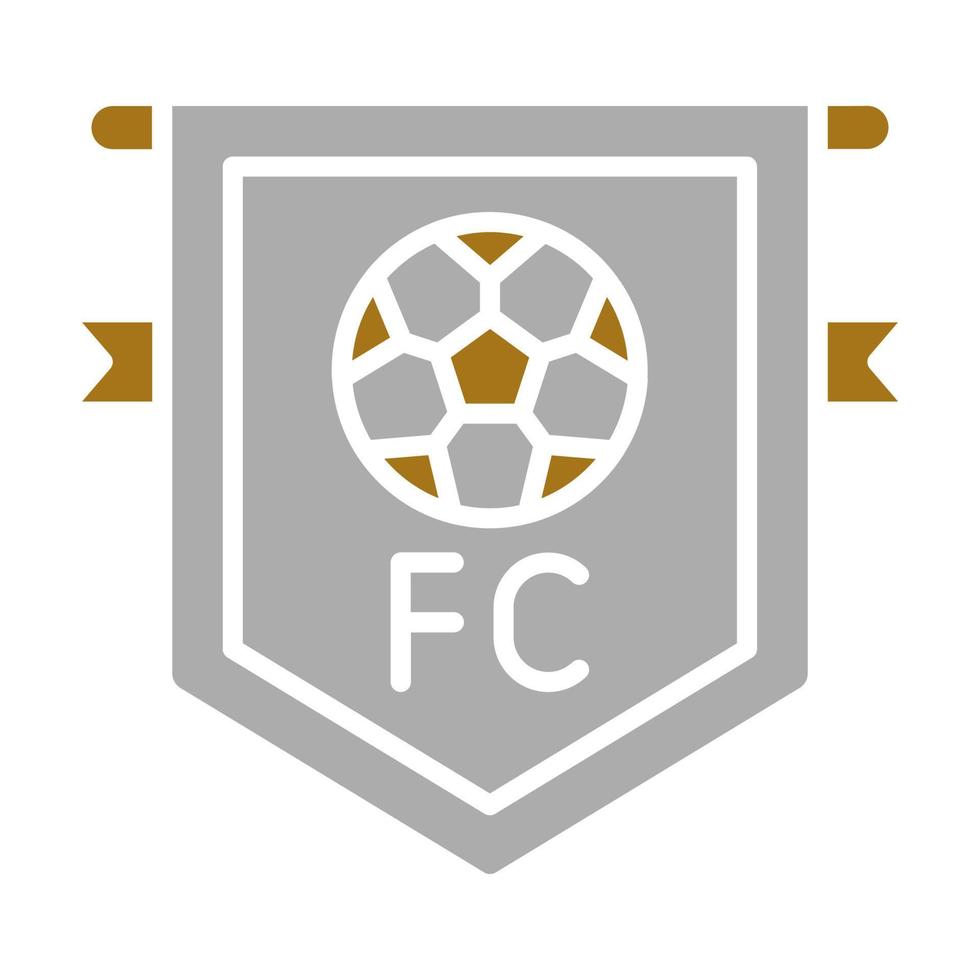 fútbol americano club vector icono estilo