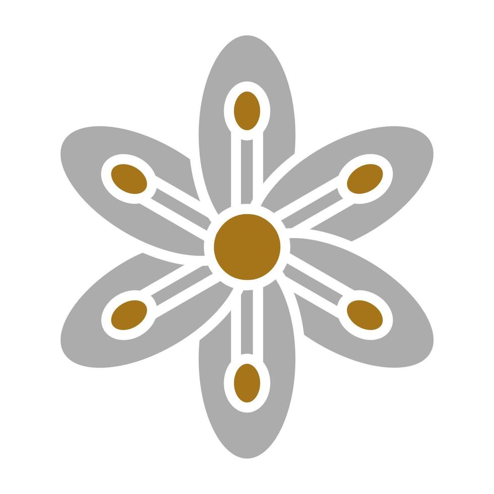 Tiger Lily Vector Icon Style