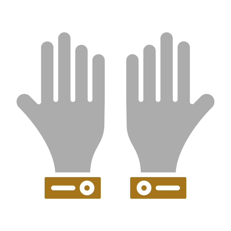 Gloves Vector Icon Style