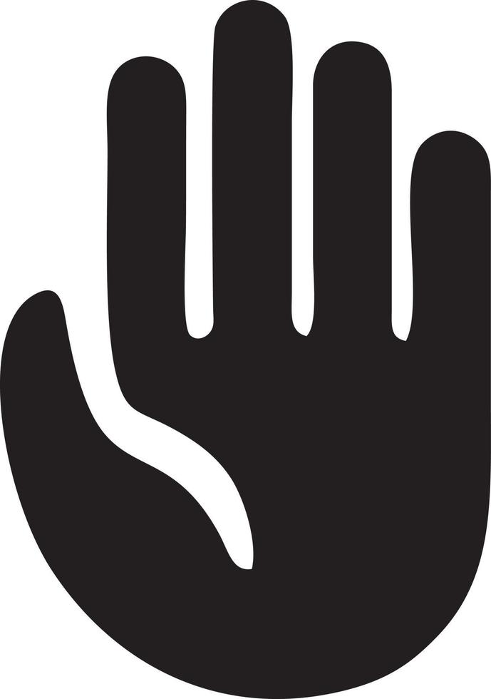 Hand icon symbol vector image. Illustration of the isolated finger hand touch human design. EPS 10