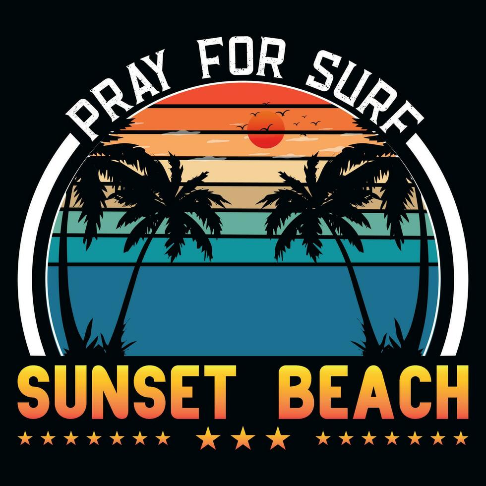 Summer graphics tshirt design vector