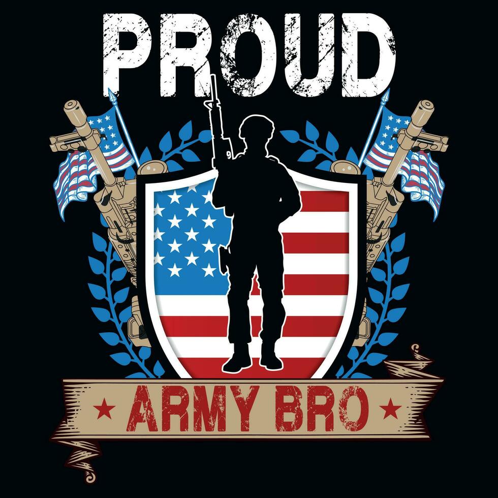 Veterans day graphics tshirt design vector