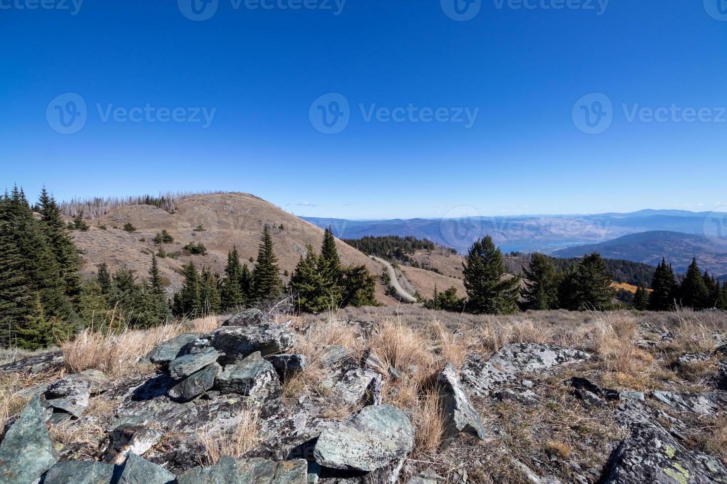 View from the top of Mt Kobau photo