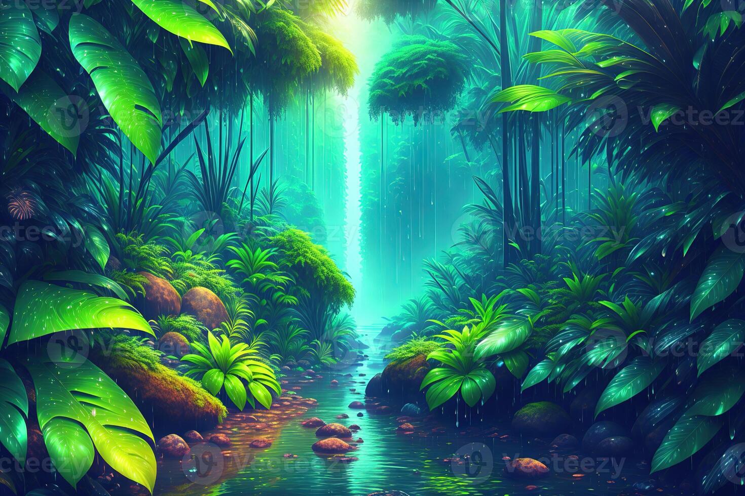 Rain Forest Background by photo