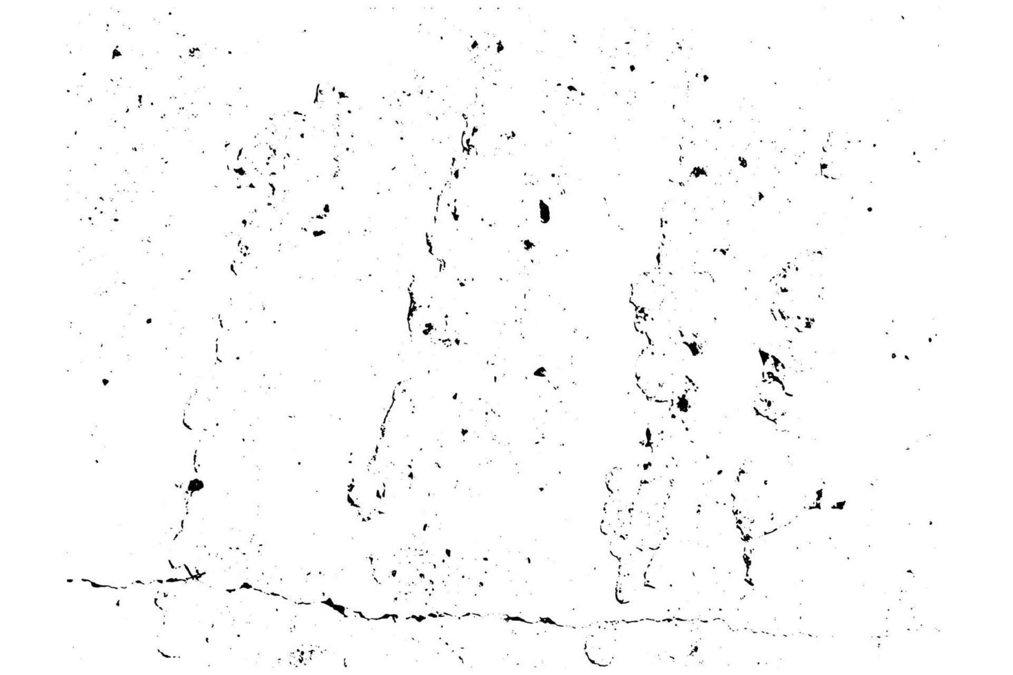 Cracked grunge urban background with rough surface. Dust overlay distress grained texture. One color graphic resource. vector