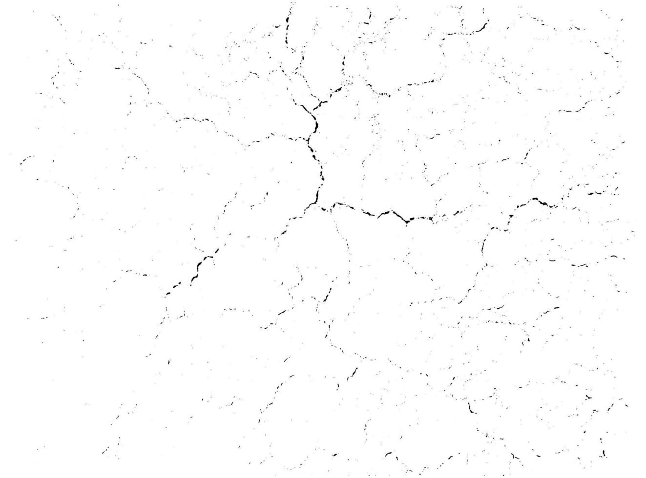 Natural cracks background. Vector overlay texture of cracked surface. One color graphic resource.