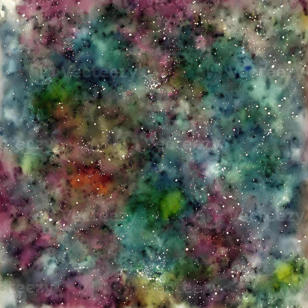 Abstract watercolor texture background, watercolor space illustration, Designed with artificial intelligence, photo