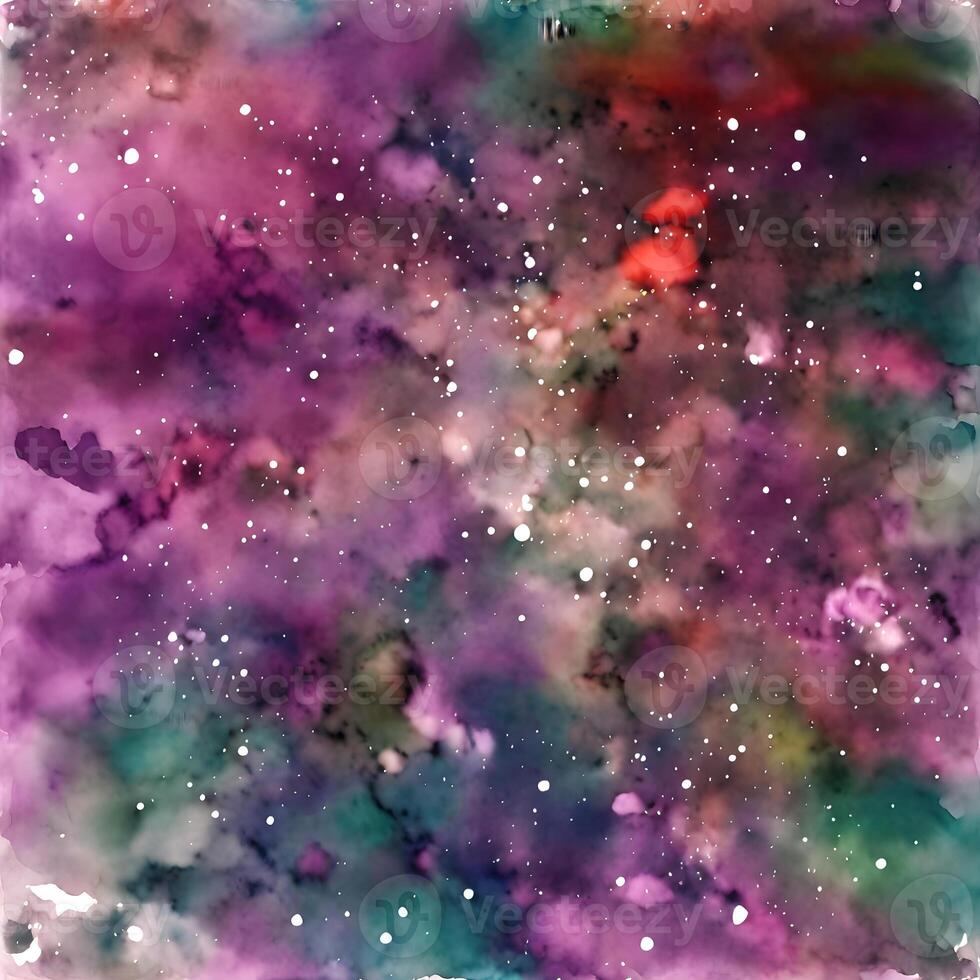 Abstract watercolor texture background, watercolor space illustration, Designed with artificial intelligence, photo