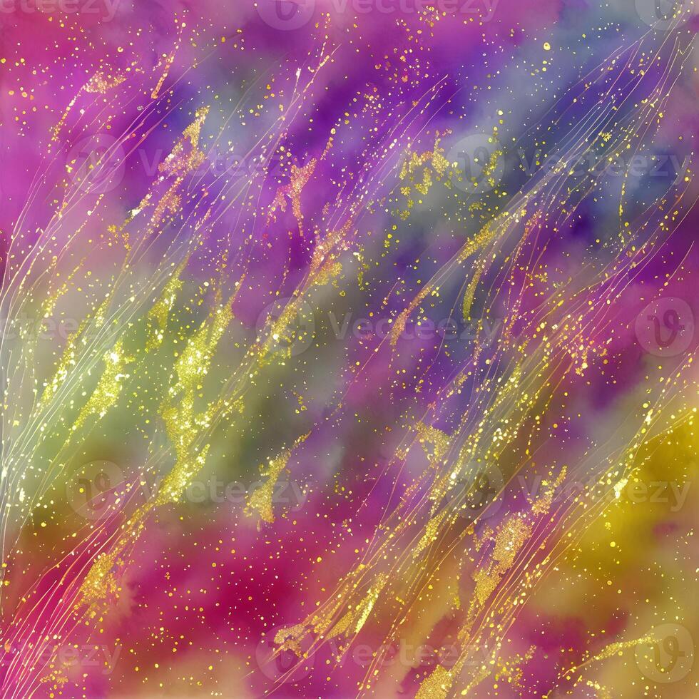 Watercolor glitter texture background, Digital painted background, Glitter textured digital paper, Designed with artificial intelligence, photo