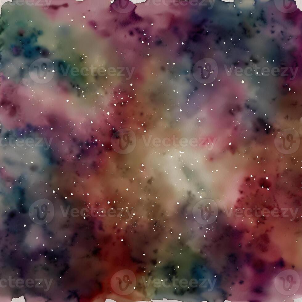 Abstract watercolor texture background, watercolor space illustration, Designed with artificial intelligence, photo