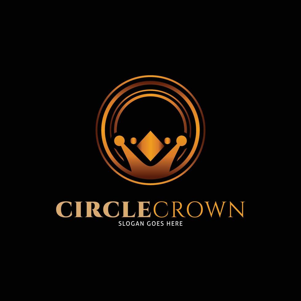 Crown Icon Vector Logo Template Illustration Design