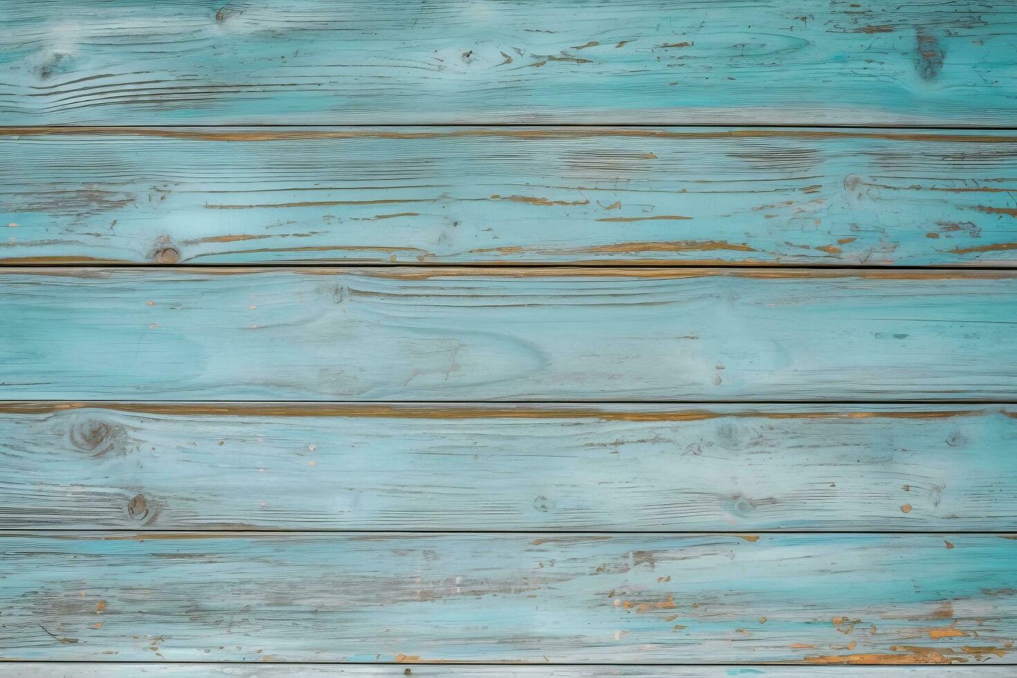 Rustic beach wood background Vintage weathered planks painted in shades of turquoise blue photo