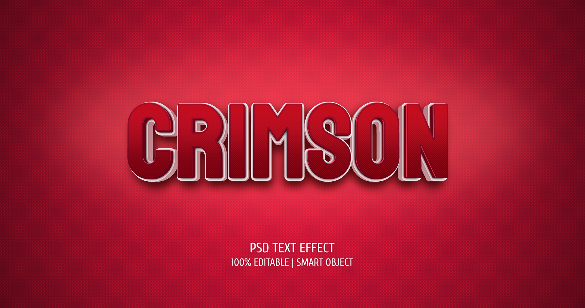 3d Editable Text psd