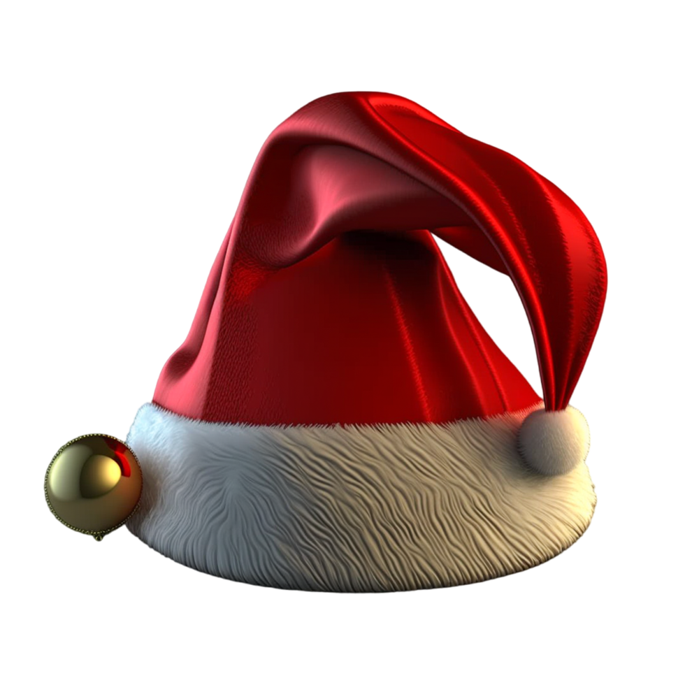 Noël Père Noël chapeau avec transparent Contexte png