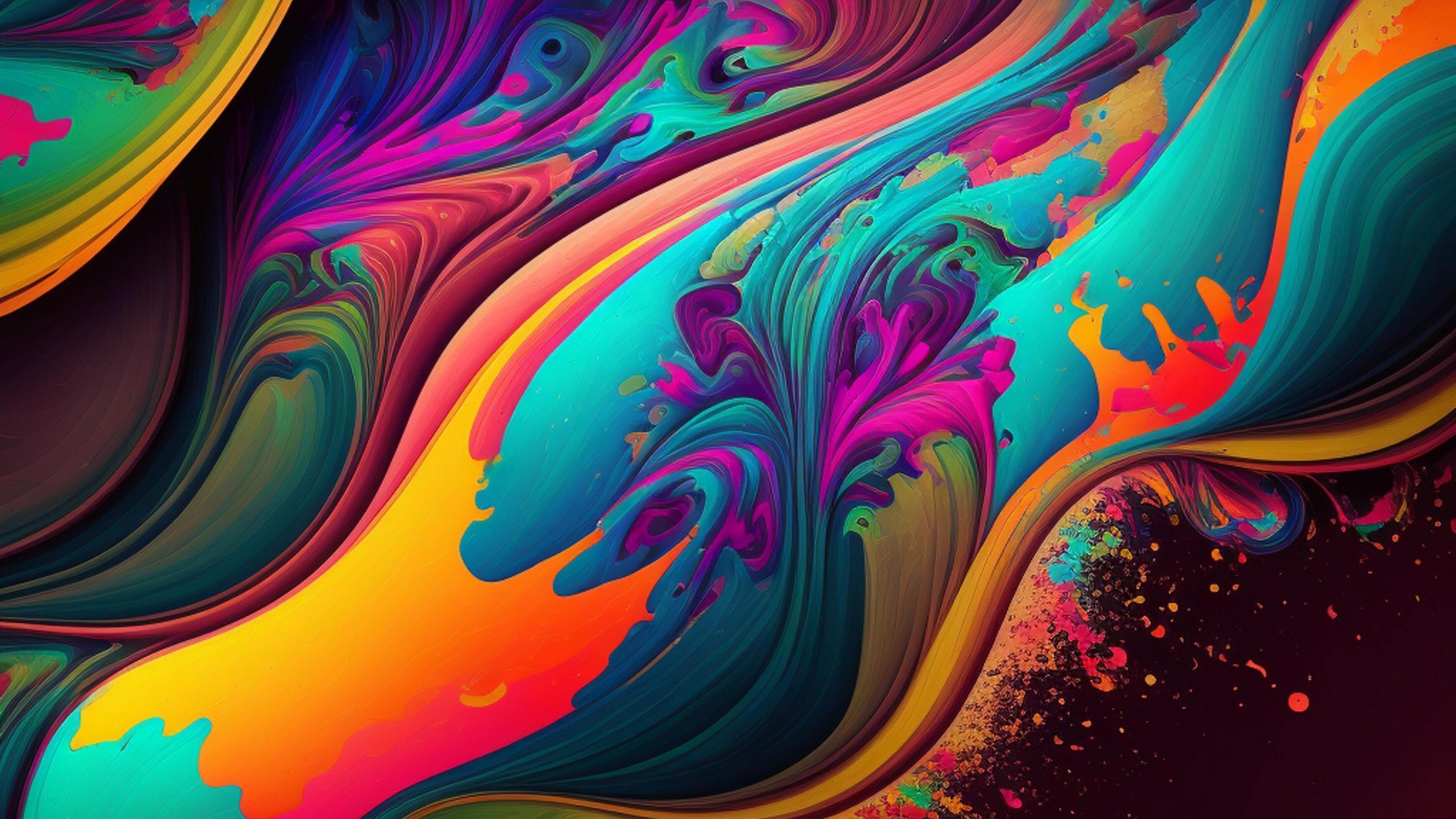 3D Texture Colorful Abstract Background for Desktop Wallpaper Image ...