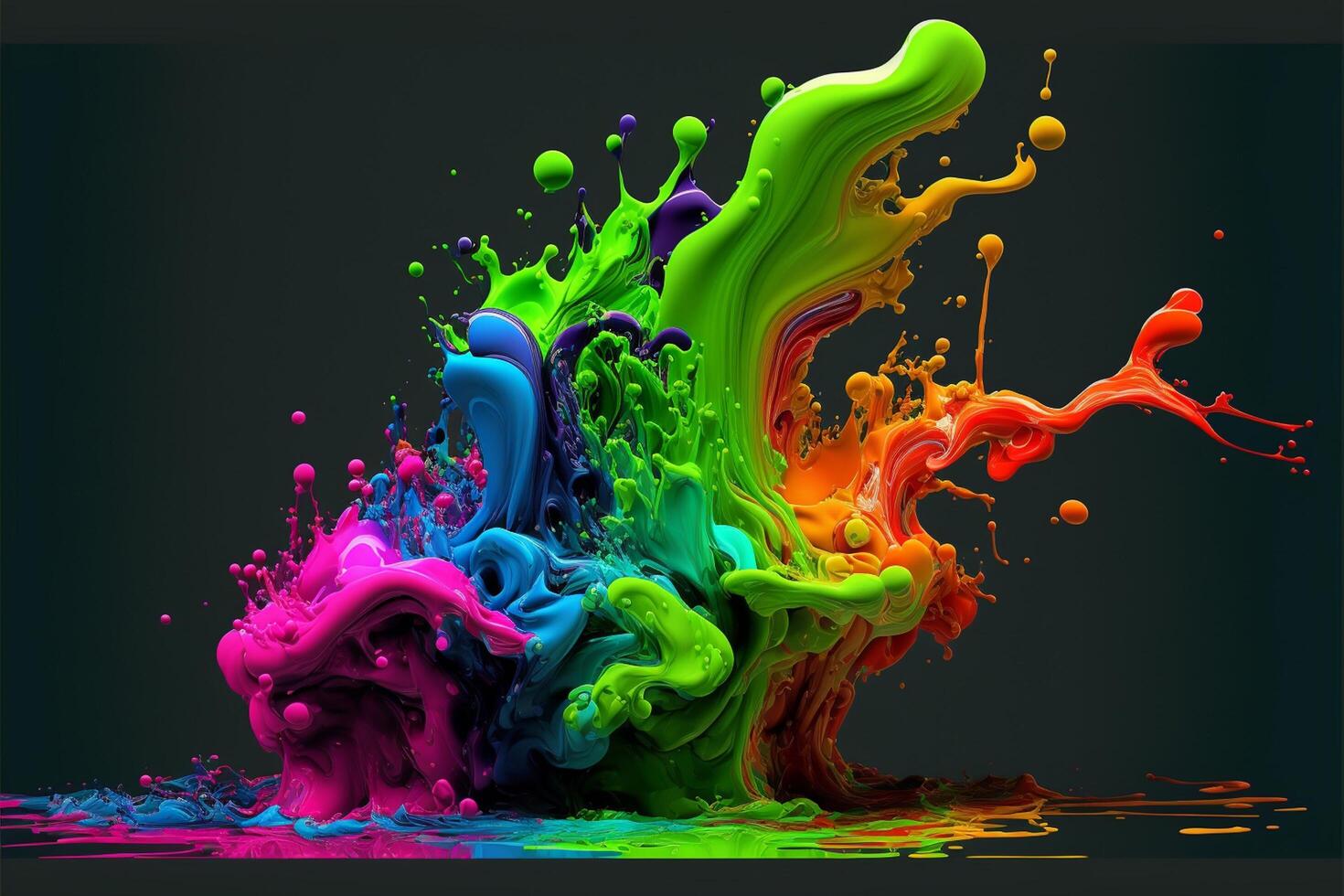 3D Color Paint Splash Texture background photo