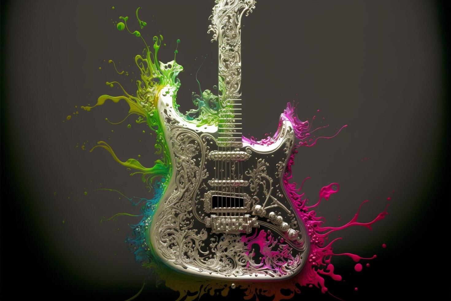 3D Color Paint Splash Texture background photo