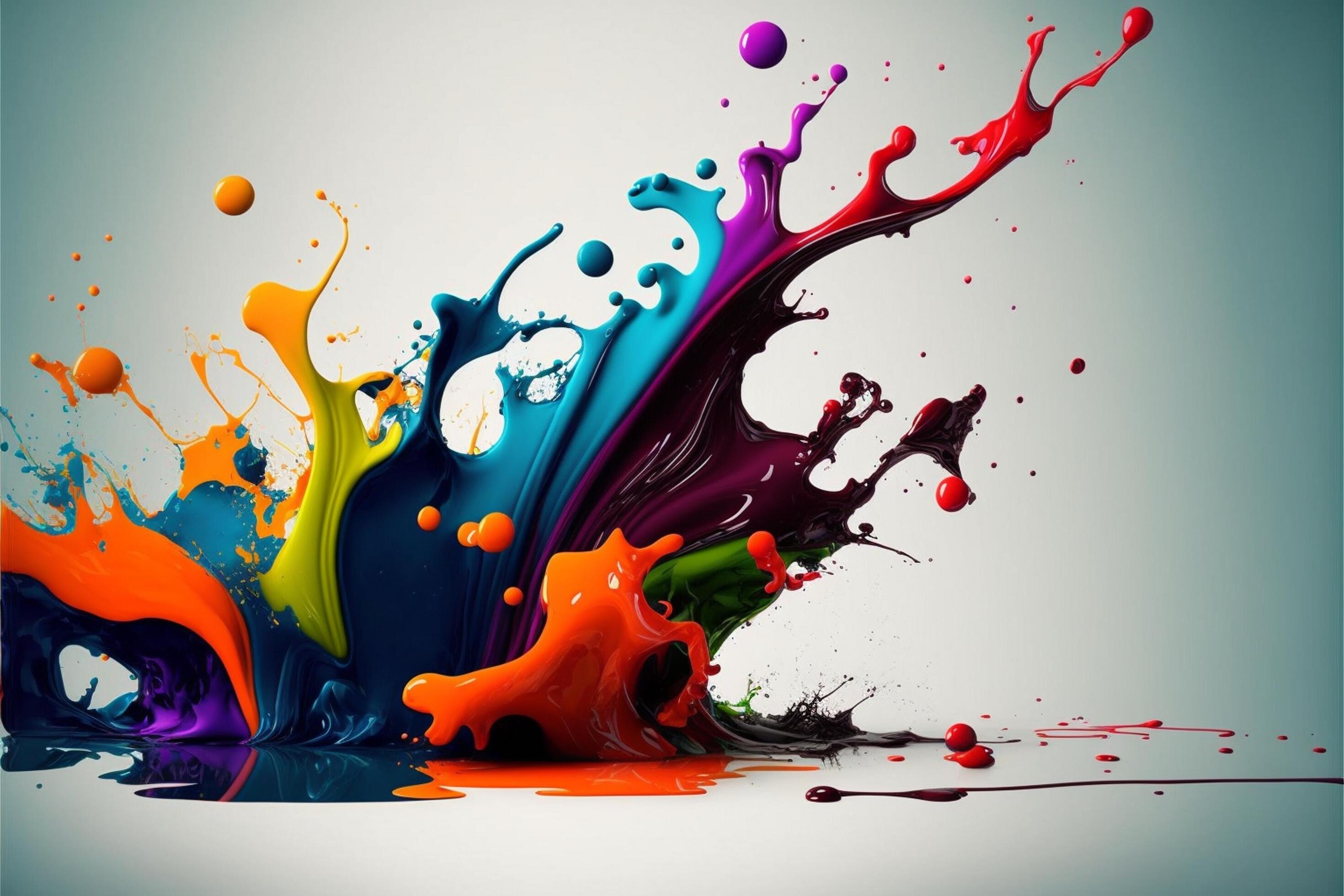 3D Color Paint Splash Texture background 22515976 Stock Photo at Vecteezy