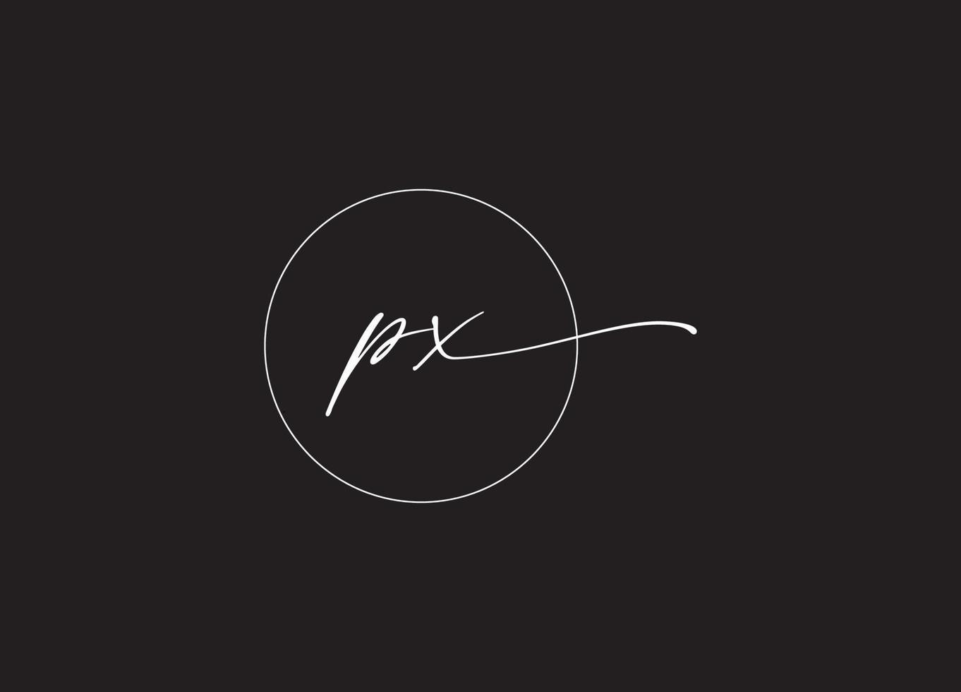 PX logo design and company logo vector