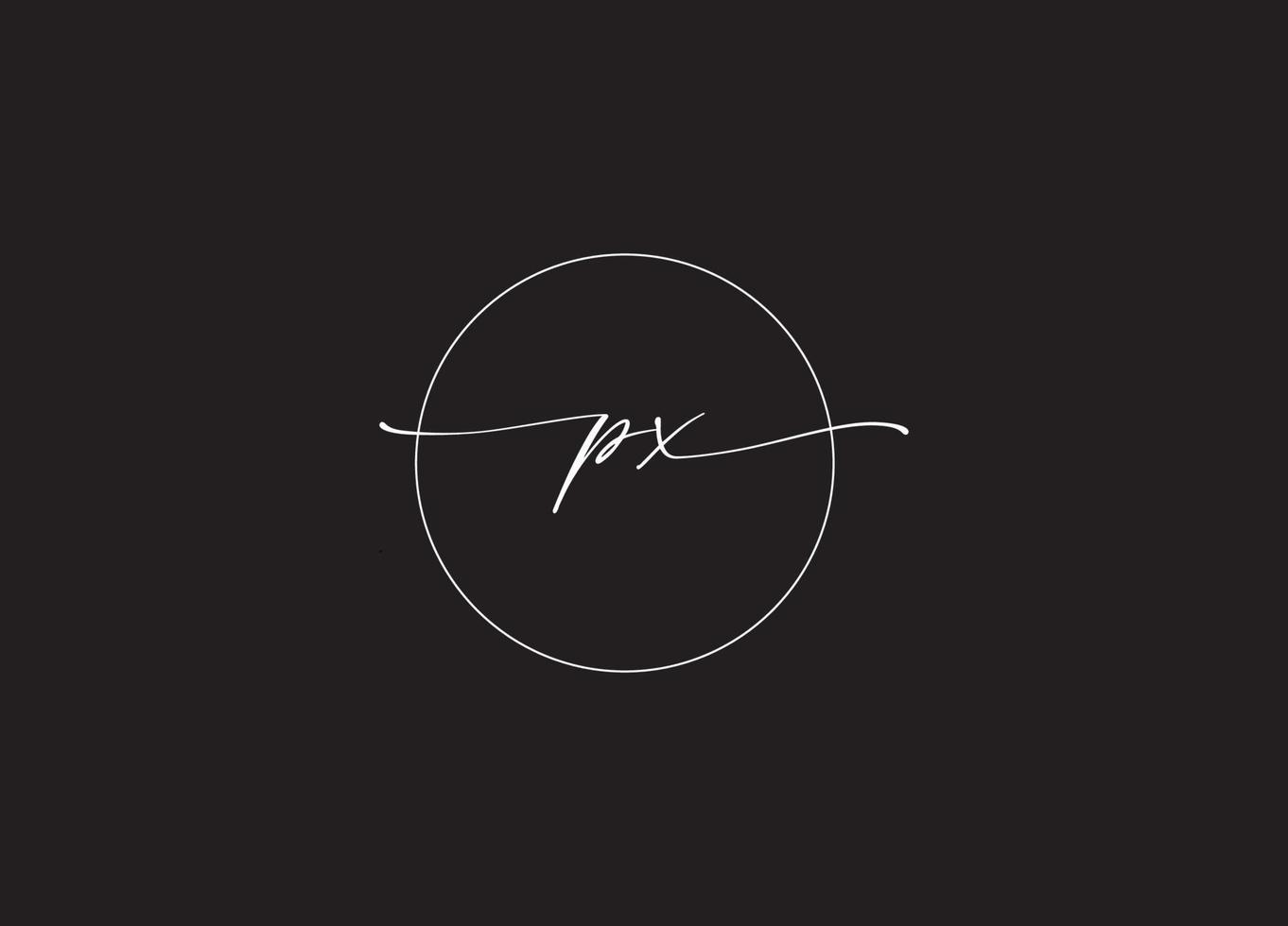 PX logo design and company logo vector