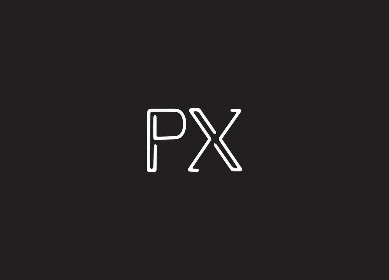 PX logo design and company logo vector