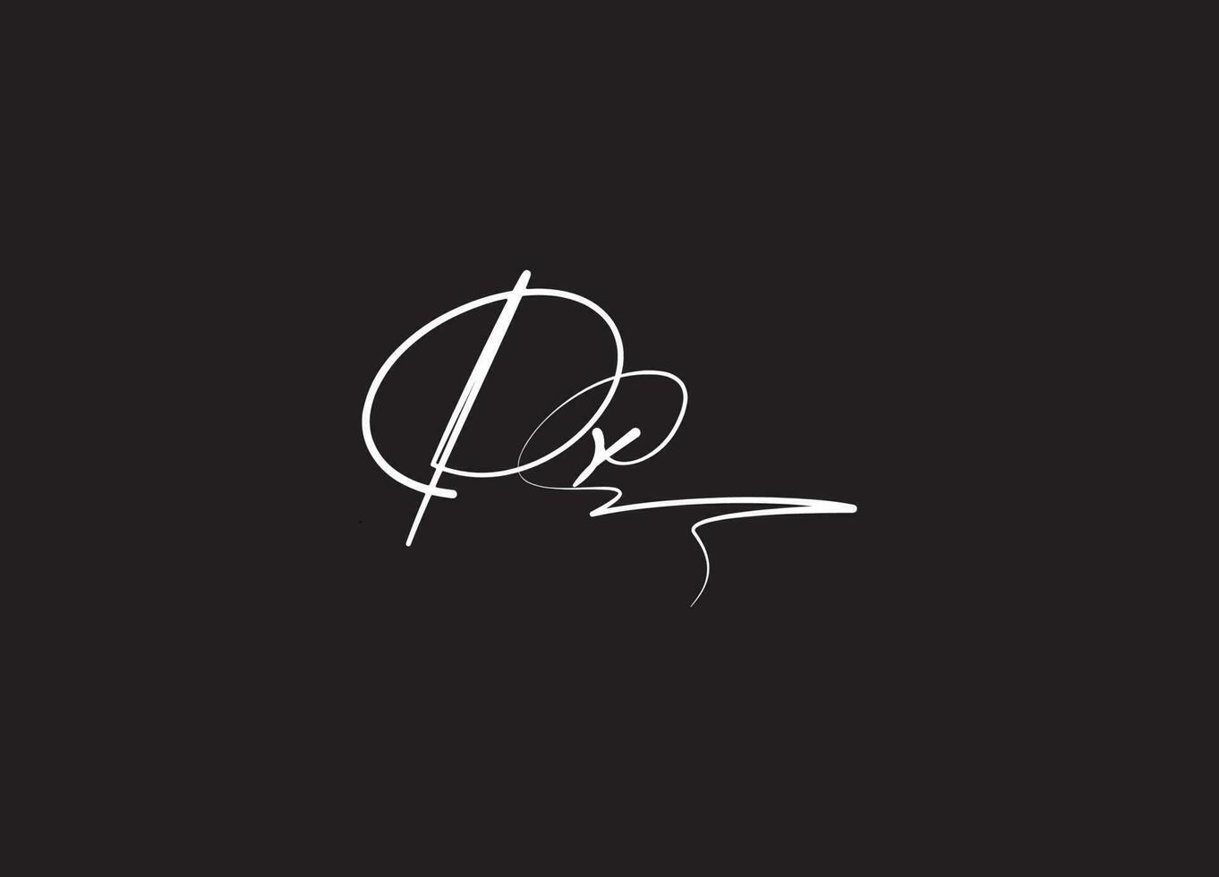 PX logo design and company logo vector