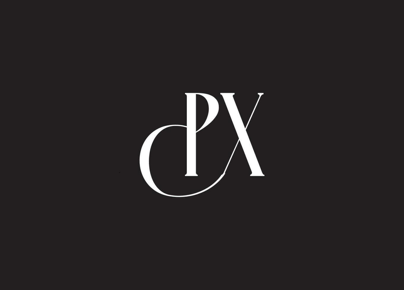 px logo diseño y empresa logo vector