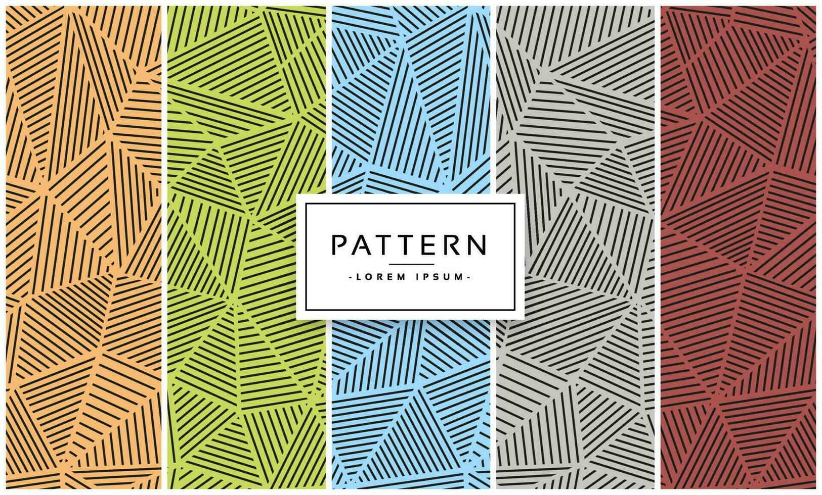 Lines pattern with different colors background vector